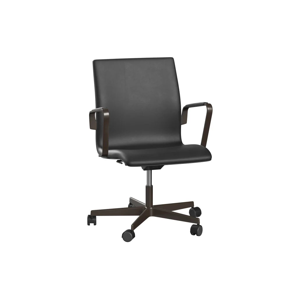 Oxford™ - 3291W, Low back, height and tilt adjustable, with arm padding by Fritz Hansen