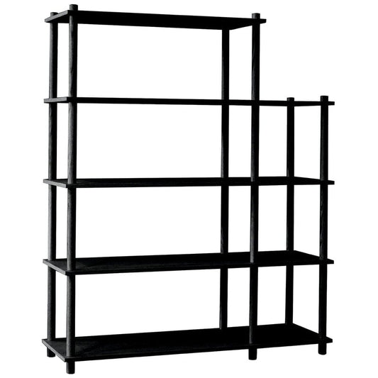 Elevate shelving system 4 by Woud #black #
