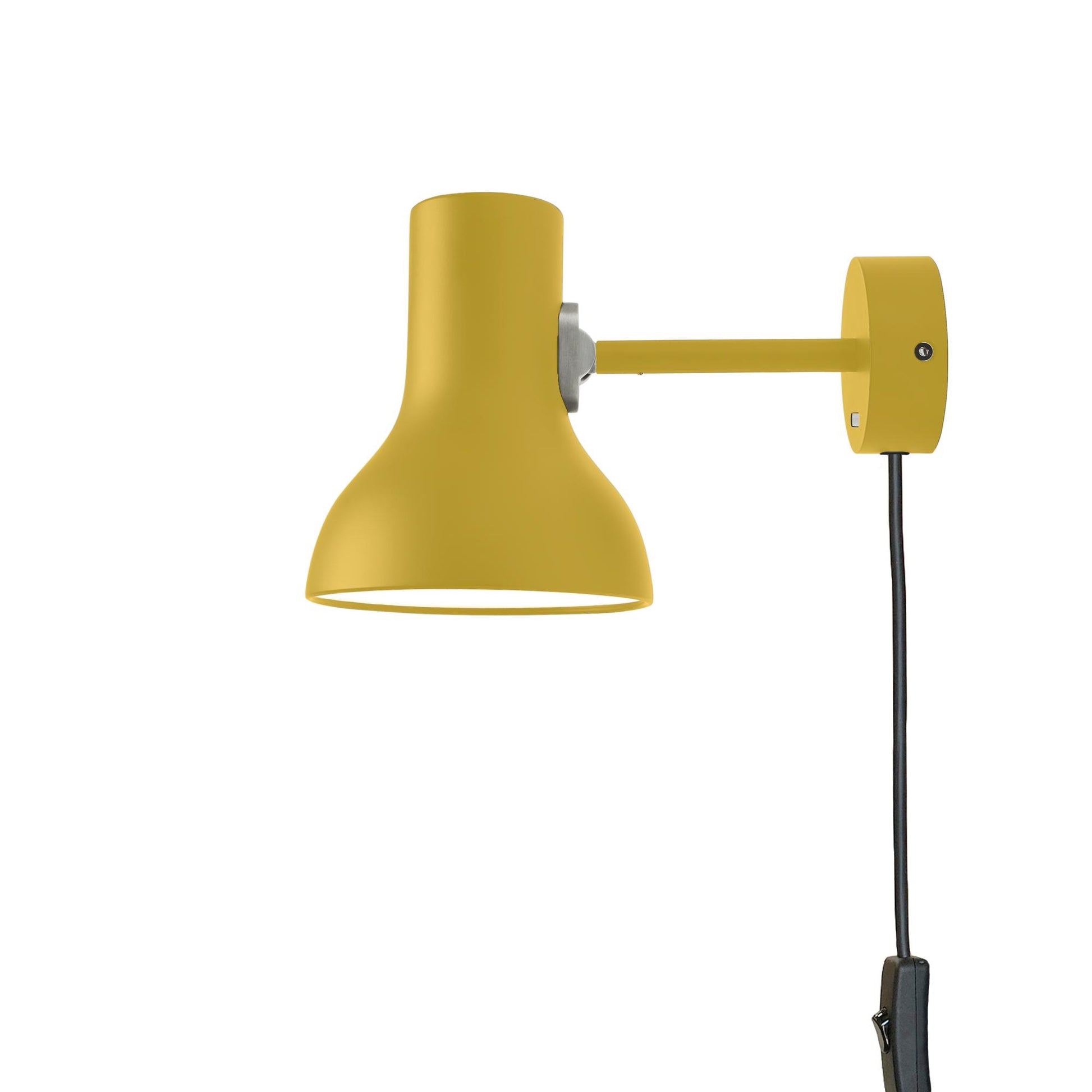 Type 75 Mini Wall Lamp (Margaret Howell Edition) by Anglepoise #Yellow Ochre with cord