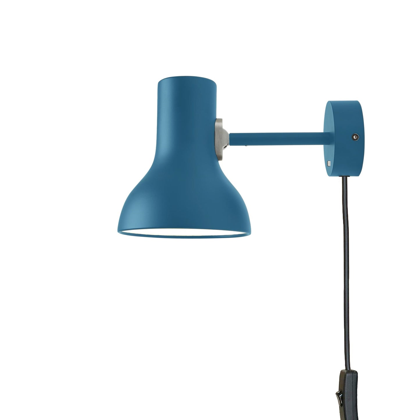 Type 75 Mini Wall Lamp (Margaret Howell Edition) by Anglepoise #Saxon Blue with cord