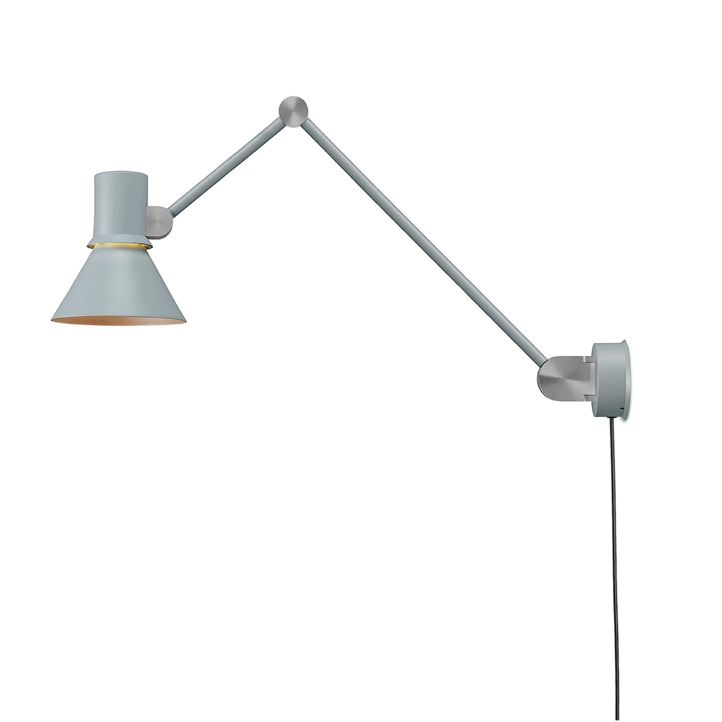 Type 80 W3 Wall Lamp by Anglepoise #with Cord Gray Mist
