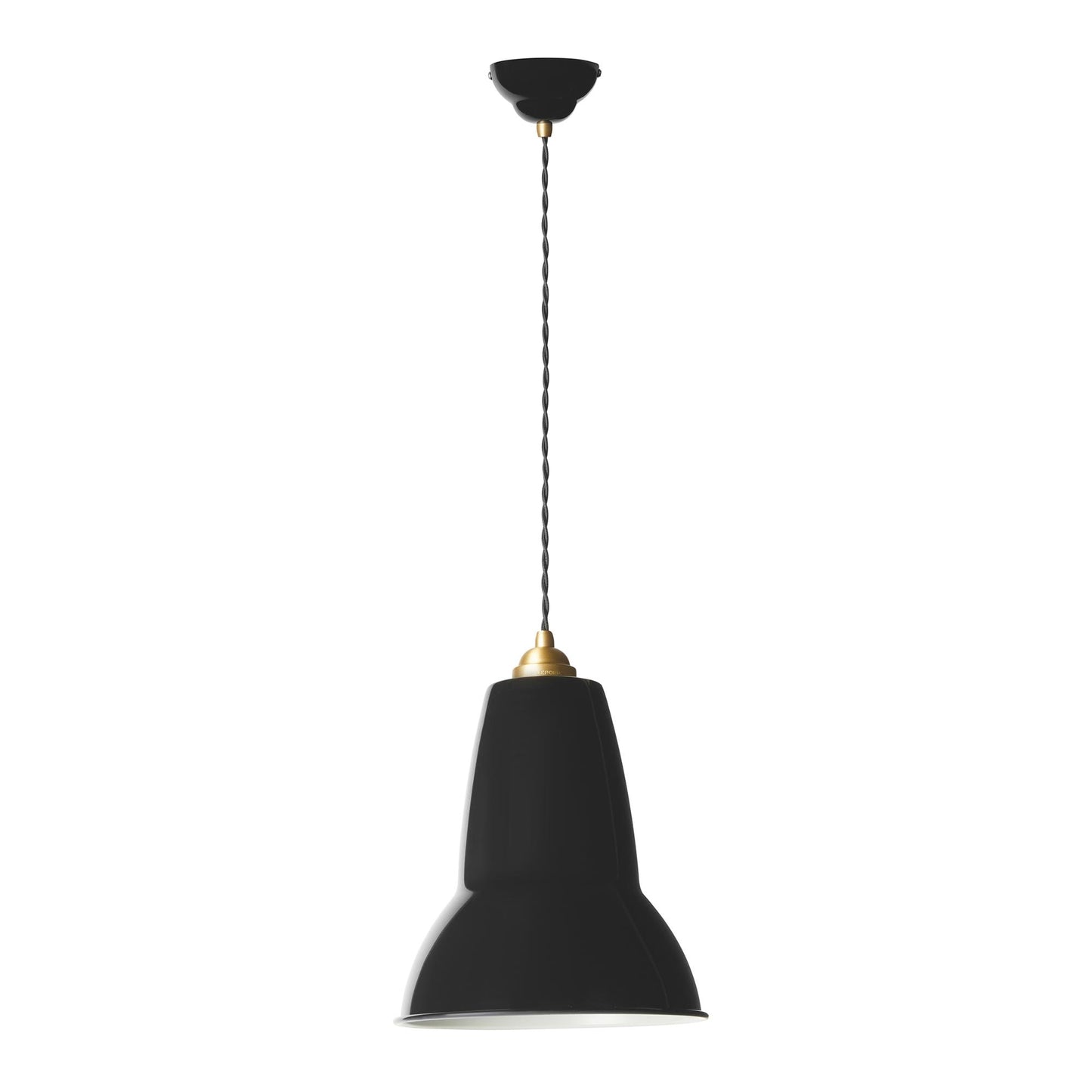 Original 1227 Midi Pendant Lamp by Anglepoise #Brass / Black