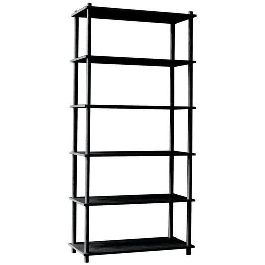 Elevate shelving system 5 by Woud #black #
