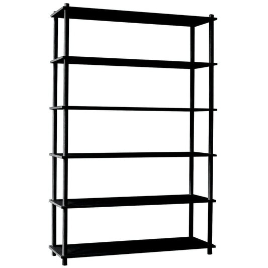 Elevate shelving system 6 by Woud #black #