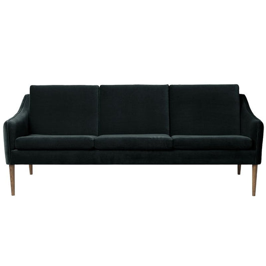 Mr Olsen sofa by Warm Nordic #3-seater, smoked oak - dark petrol #