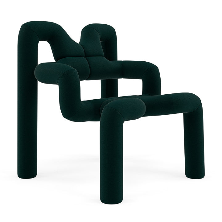 Ekstrem™ Upholstered Fabric geometry Easy Chair by Varier Furniture #Gentle 2 973 Calm Green