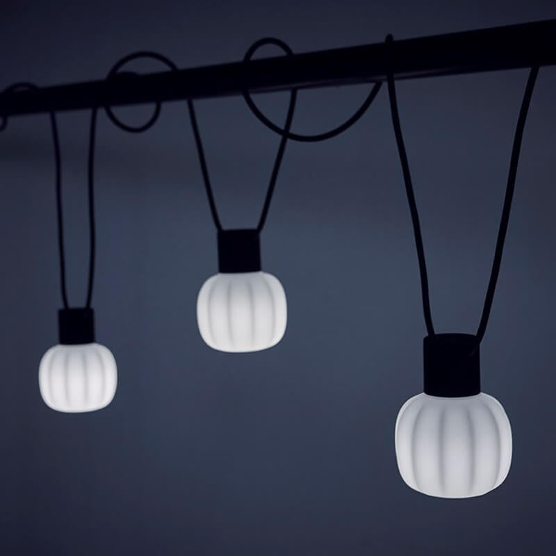 Kiki Chain of Outdoor Lamps by Martinelli Luce