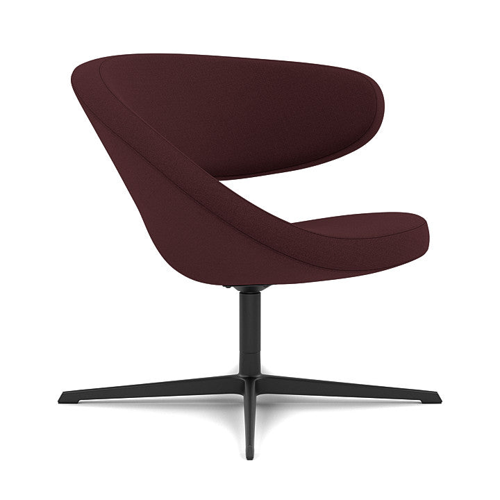 Peel™ Club - Swivel upholstered armchair (Upholstery Material - Vidar)