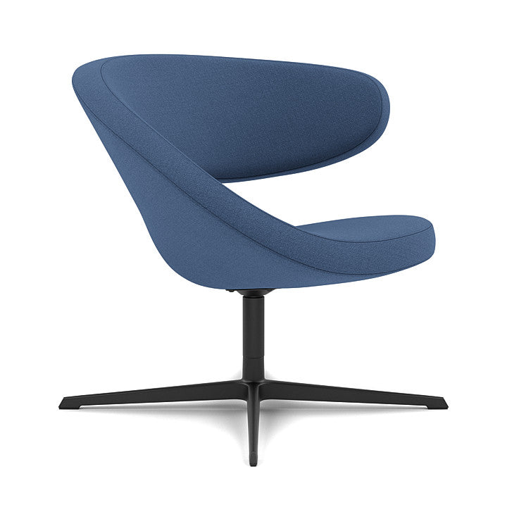 Peel™ Club - Swivel upholstered armchair (Upholstery Material - Vidar)