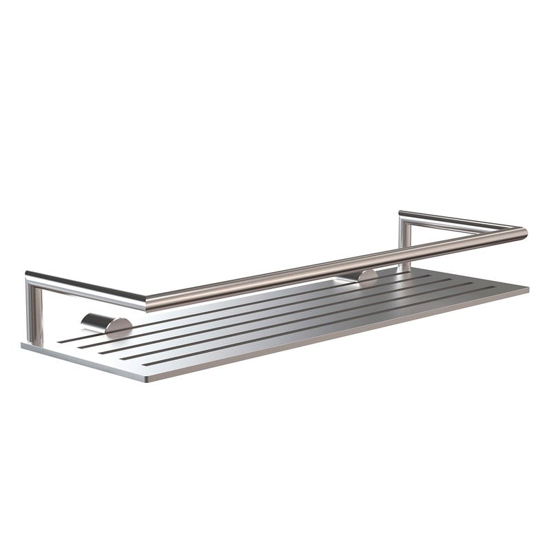 Nova2 shower shelf 4 by Frost #brushed steel #