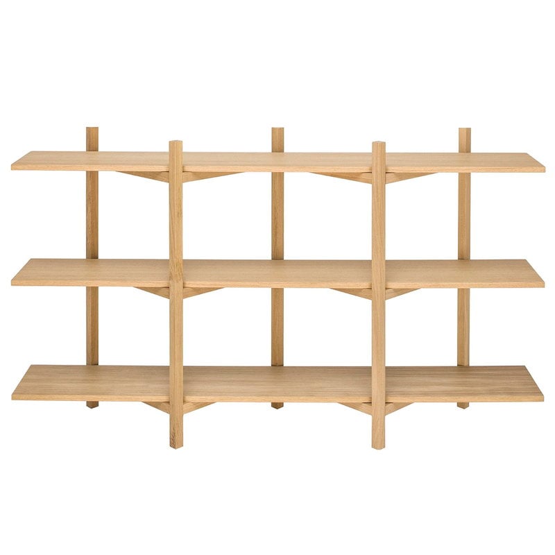 Zig Zag low shelf by Hem #oak #