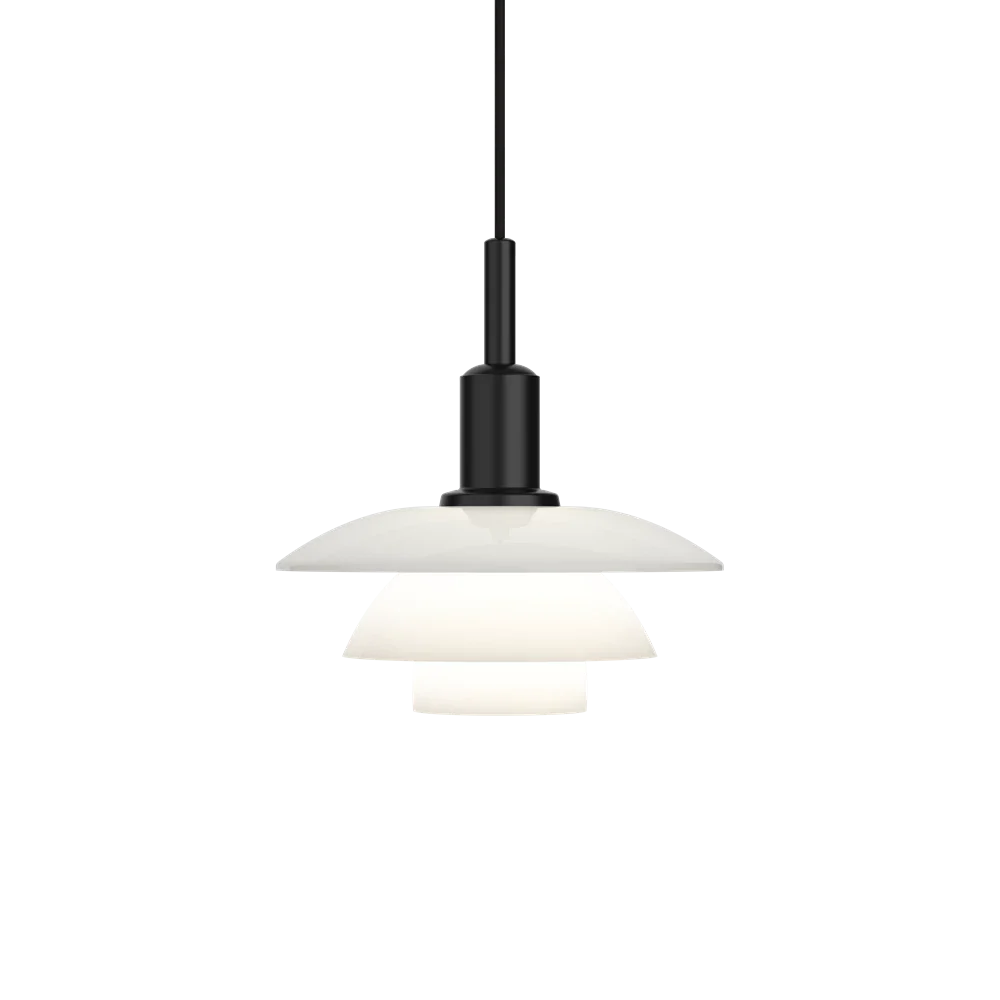 Ph 3/3 Pendant Lamp by Louis Poulsen #White Opal glass