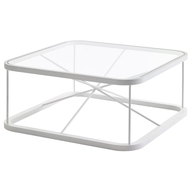 Twiggy table 88 x 88 cm by Woodnotes #white #