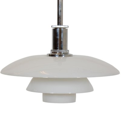 4½/4 Pendant in White Opal Glass by Poul Henningsen, 1990s-MTD-1731321