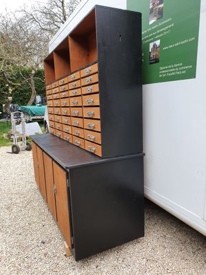 4-Door Cabinet with 40 Small Drawers, 1960s-SIZ-1790451