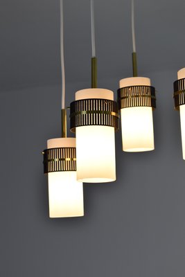 4-Light Glass Pendant Lamp from Stilnovo, 1950s-GXL-1718899