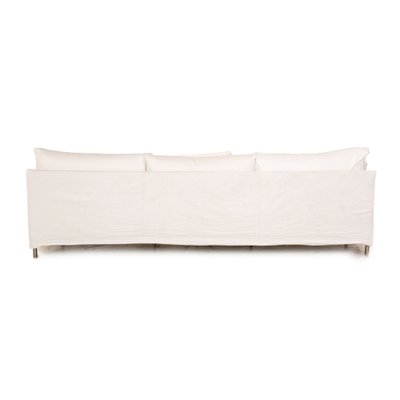 4-Seater Sofa in White Fabric from Living Divani-RQW-1748194