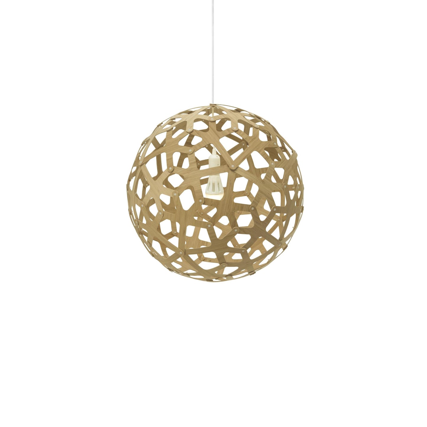 Floral Pendant Lamp Ø40 by David Trubridge #Bamboo
