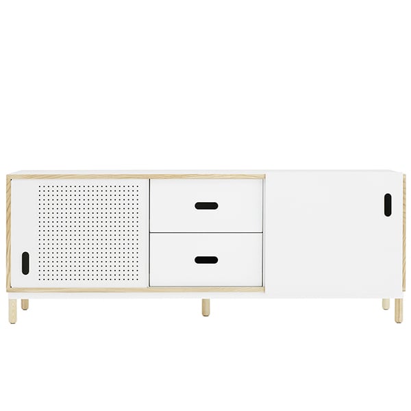 Kabino sideboard with drawers by Normann Copenhagen #white #