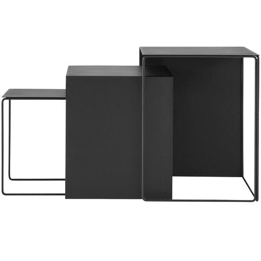 Cluster tables 3 pcs by ferm LIVING #black #