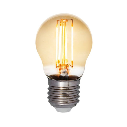 LED Decor Amber deco bulb 5W E27 380lm by Airam #dimmable #