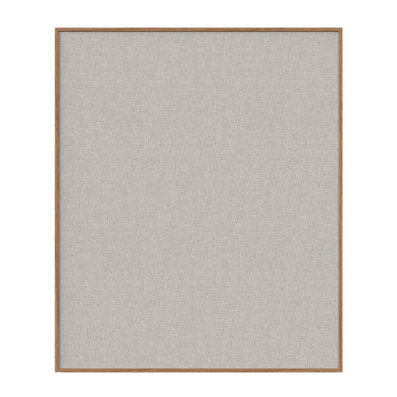 Wood Linen noticeboard by Lintex #100,8 x 120,8 cm, oak #