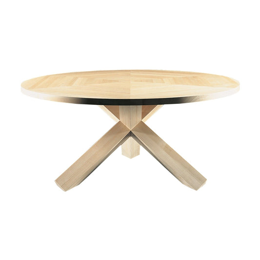 La Rotonda Round Wood Top Table by Cassina