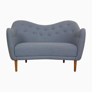 4600 Sofa in Blue Fabric by Finn Juhl-MTD-2017025