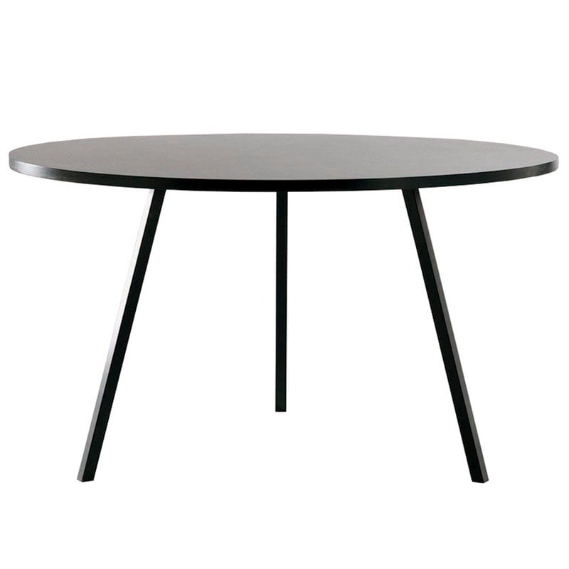 Loop Stand round table 120 cm by HAY #black #