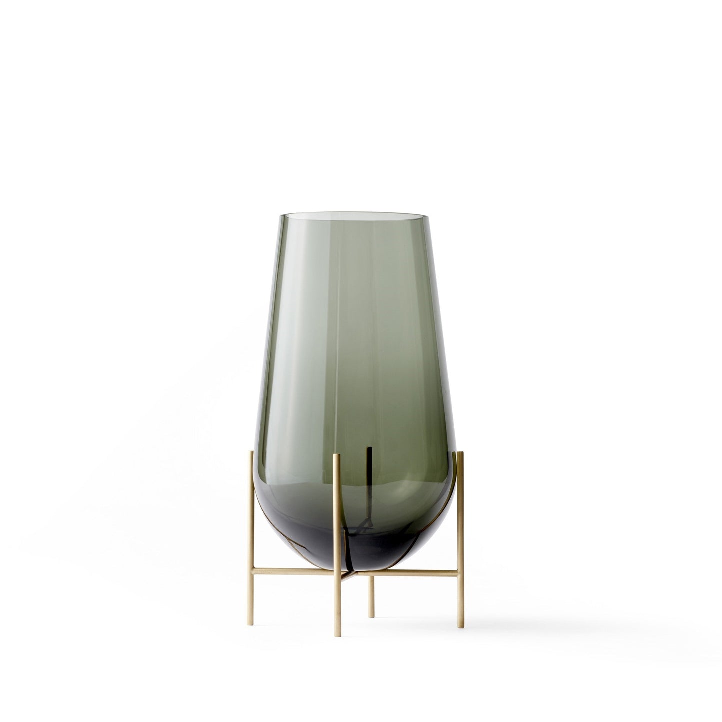 Echasse Vase Medium by Audo #Burnt/Brushed Brass