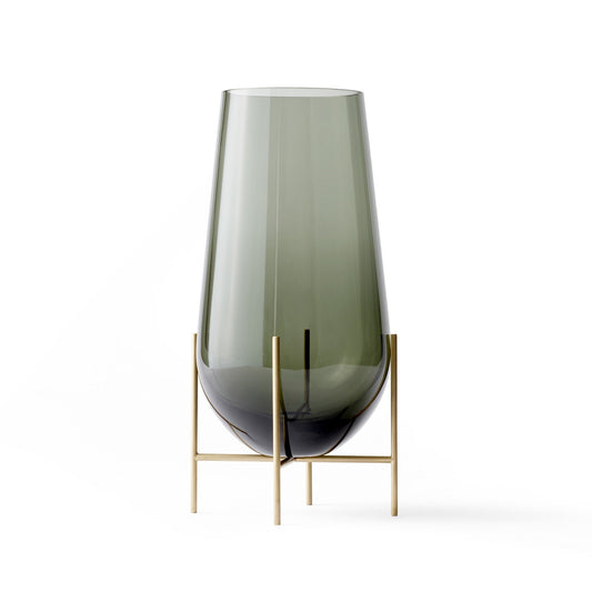 Echasse Vase Large by Audo #Burnt/Brushed Brass