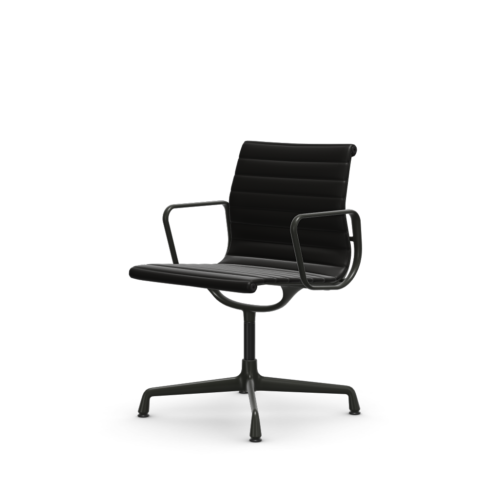 Aluminium Chairs EA 104 swivel – Dine (Cover material - Fabric Leather)