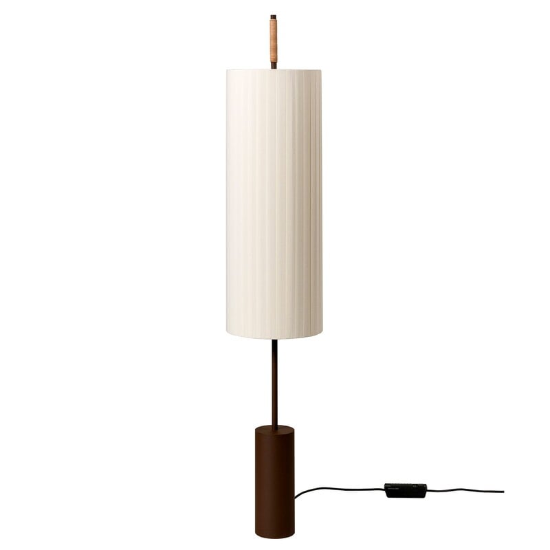 Dórica floor lamp by Santa & Cole #natural white - bronze #