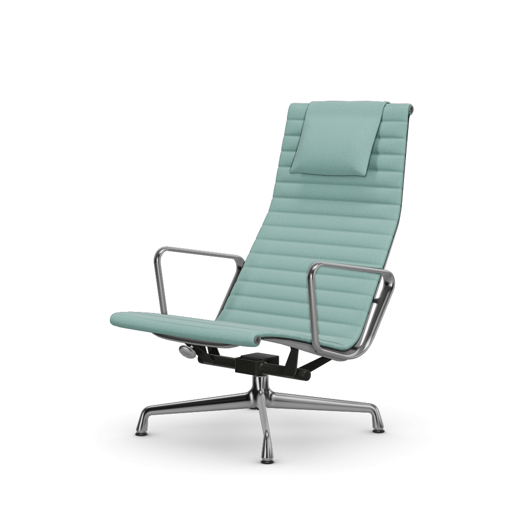 Aluminium Chair EA 124 – Lounge (Cover material - Fabric Hopsak)