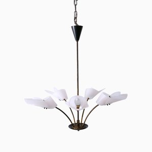 5-Armed Ceiling Lamp, Germany, 1950s-WPT-1405314