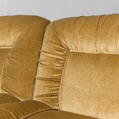 5-Seater Modular Sofa in Fabric with Coffee Table Element, 1970s, Set of 6-ZLY-1299575