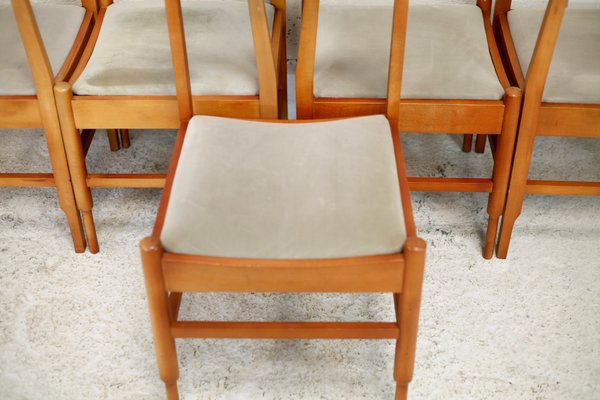 5 Wooden Chairs Flavored Base, Circa 1975., Set of 5-MAO-1251473