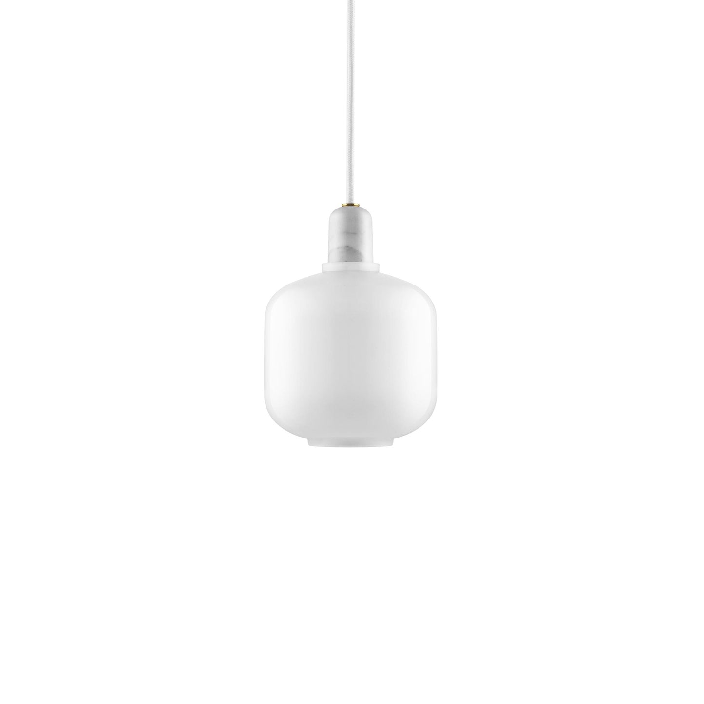 Amp Pendant Lamp Small by Normann Copenhagen #White / White marble