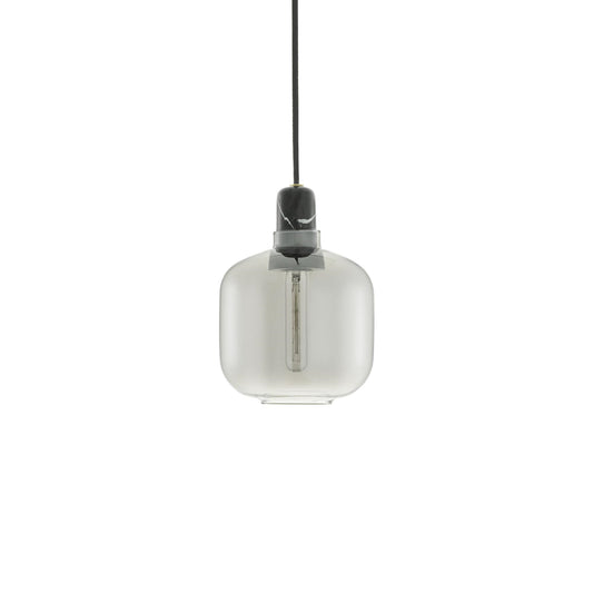 Amp Pendant Lamp Small by Normann Copenhagen #Smoked / Black marble