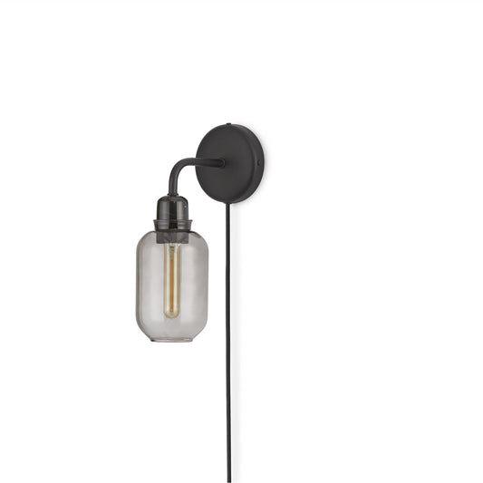 Amp Wall Lamp by Normann Copenhagen #Smoked / Black marble