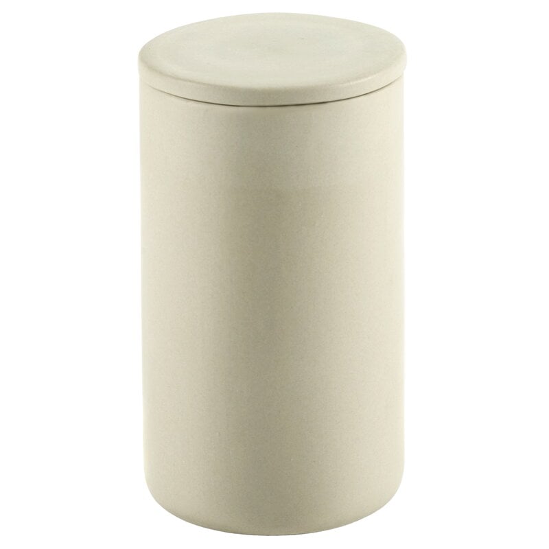 Cose container with lid by Serax #round, L, beige #