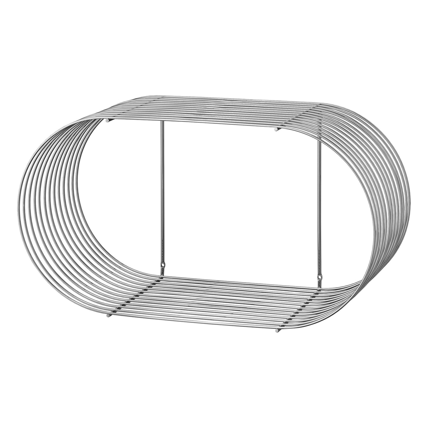 CURVA Shelf H33 cm by AYTM #Silver