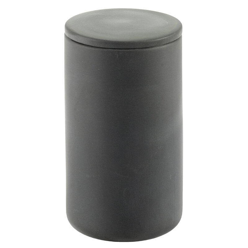 Cose container with lid by Serax #round, L, dark grey #