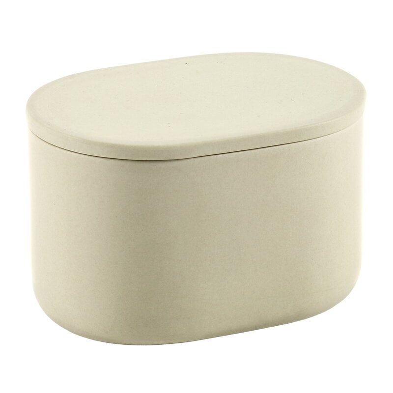 Cose container with lid by Serax #oval, L, beige #