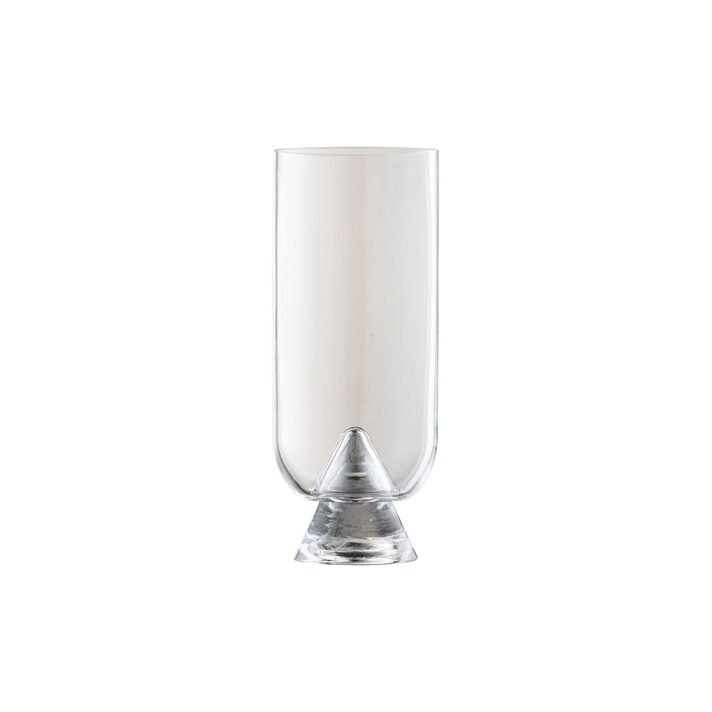 GLACIES Vase H18 cm by AYTM #Clear