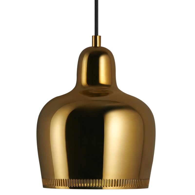 Aalto pendant A330S "Golden Bell Savoy" by Artek #brass #