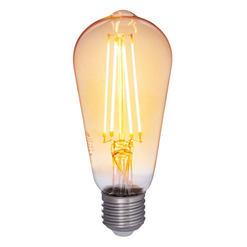 Decor Amber LED Edison bulb 5W E27 380lm by Airam #dimmable #