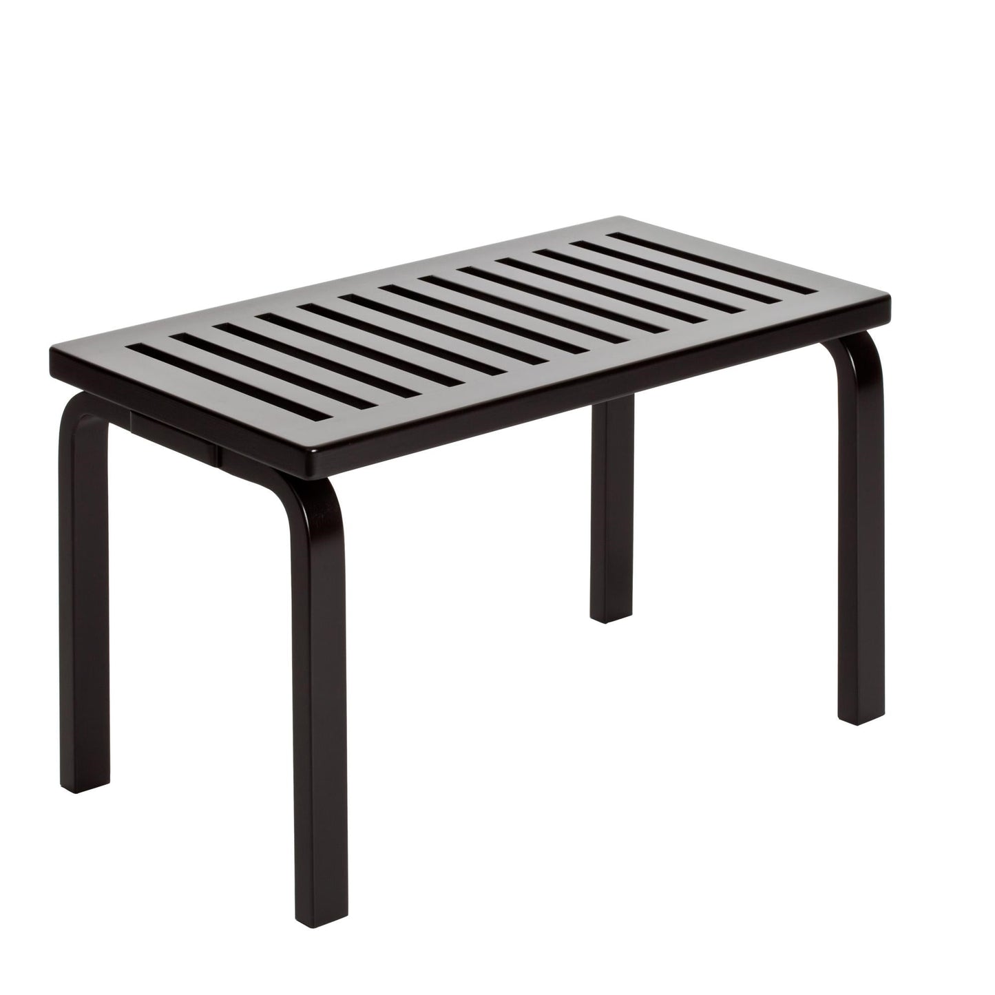 153 Bench Size W L72.5 cm by artek #Black Lacquered Birch