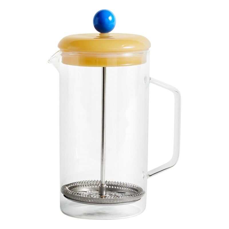 French press brewer by HAY #clear - yellow #