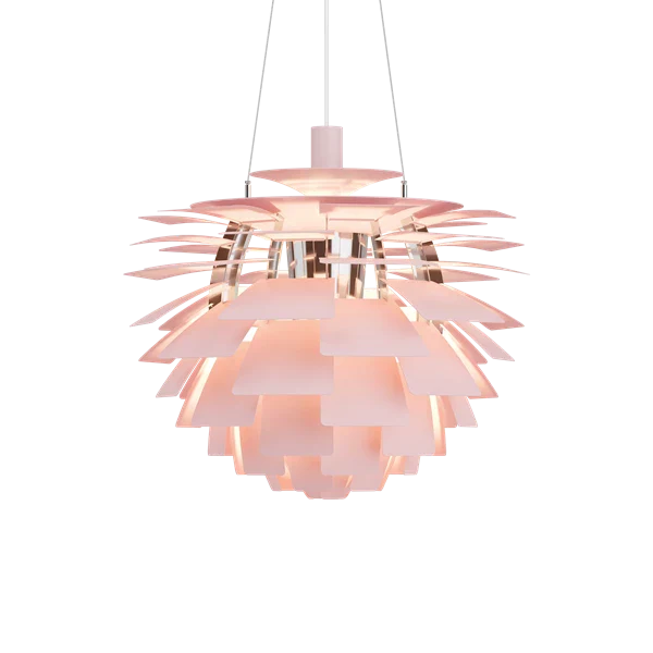 PH Artichoke Pale Rose Ø 600 Pendant Lamp by Louis Poulsen